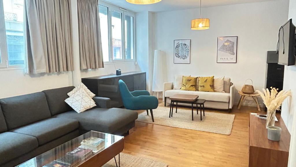 Grand Appartement Avec Patio à Paris 14ème