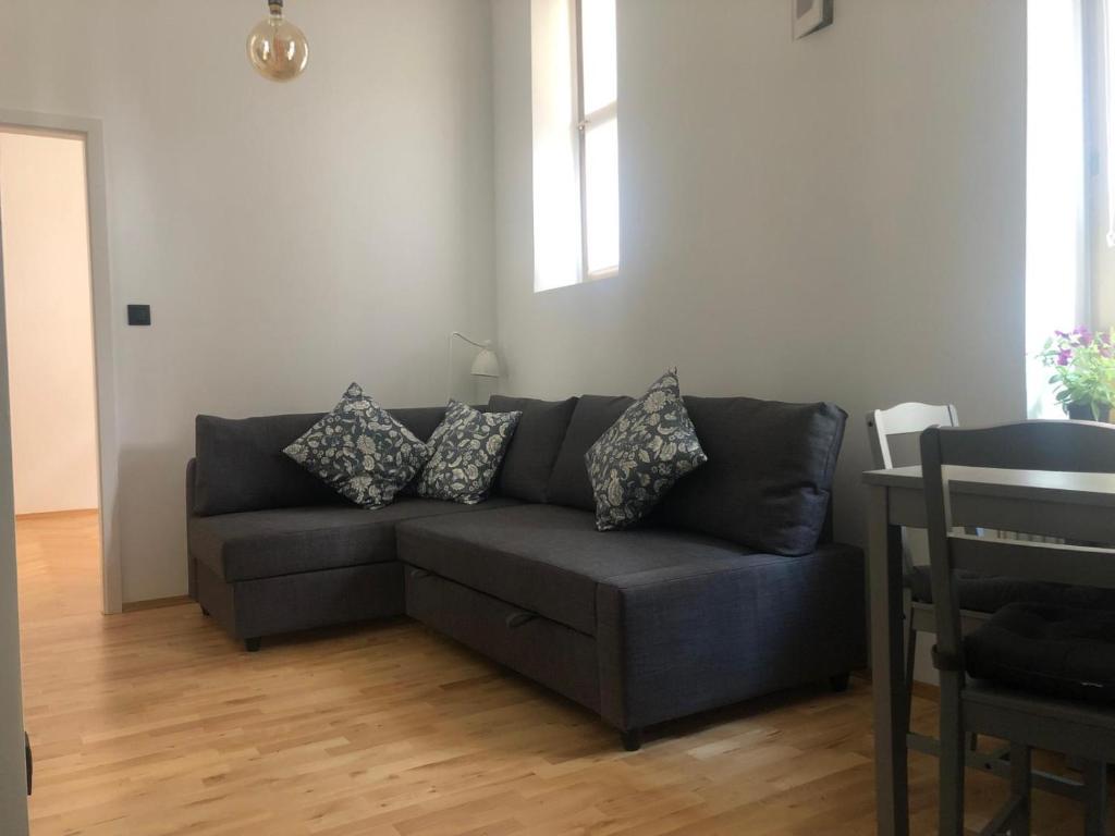 Χώρος καθιστικού στο Cosy Sacz