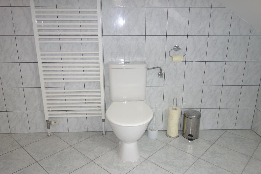 Koupelna v ubytování Penzion Farma