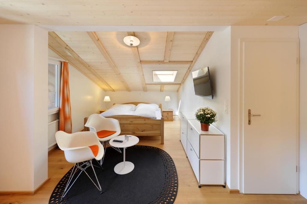 Postel nebo postele na pokoji v ubytování Hotel-Restaurant zum Gade