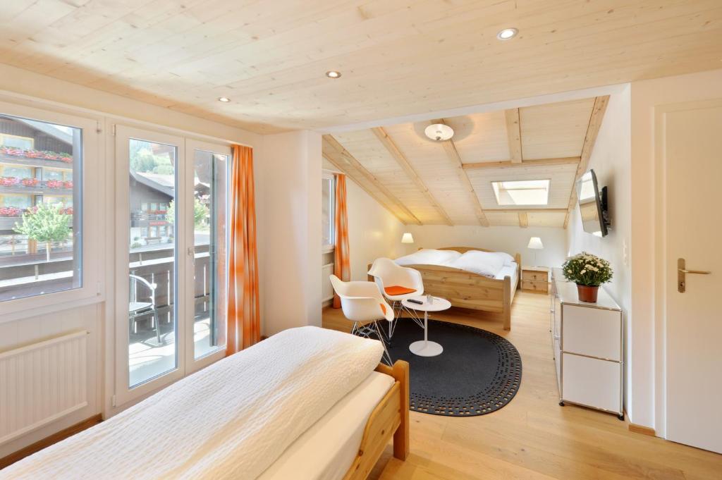 Postel nebo postele na pokoji v ubytování Hotel-Restaurant zum Gade