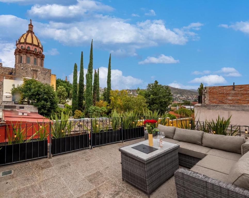 Χώρος καθιστικού στο Casa Yuca Hotel Boutique