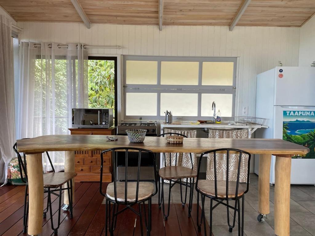 Charming bungalow with sea view facing Marina Taina - photo 11 - Tahiti, Polynésie