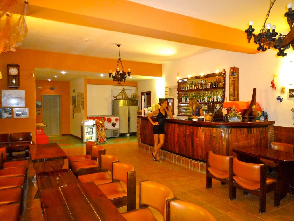 Lounge nebo bar v ubytování Hotel La Gondola