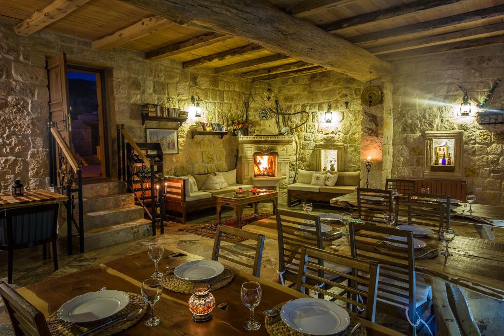 Posezení v ubytování Assiana Cave Hotel