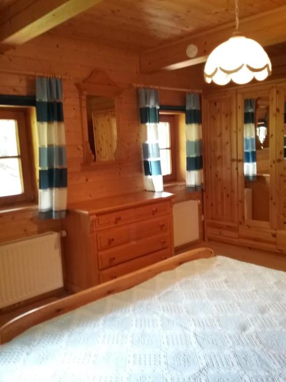 Postel nebo postele na pokoji v ubytování Almwiese Apartment