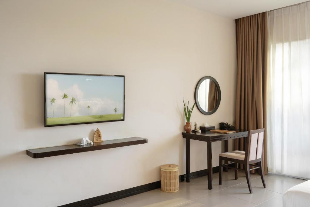 Phòng Deluxe 2 Giường Đơn Có Ban Công - Nhìn Ra Vườn