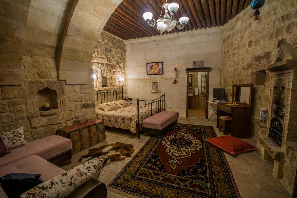 Posezení v ubytování Assiana Cave Hotel