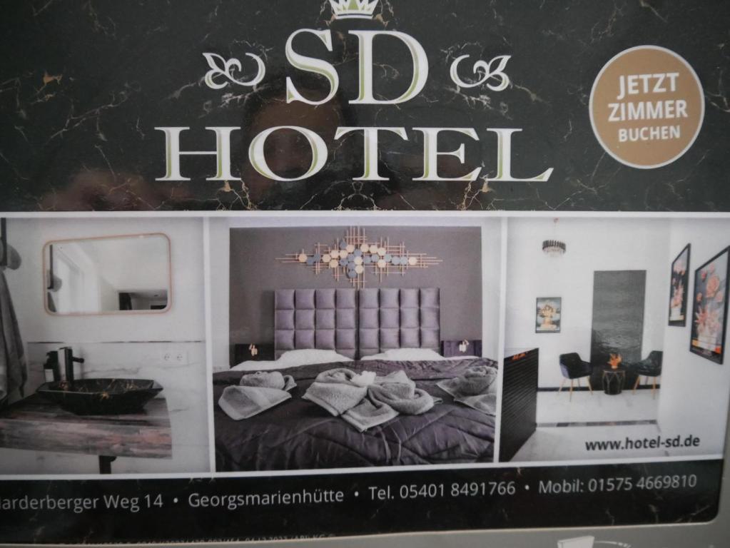 Katil atau katil-katil dalam bilik di SD Hotel