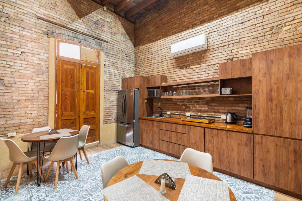 Kuchyň nebo kuchyňský kout v ubytování Hacienda Tapia