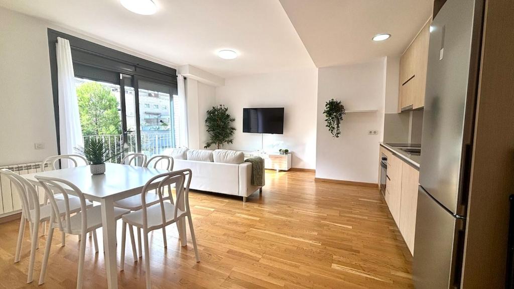 Kuchyň nebo kuchyňský kout v ubytování Luminoso apartamento by Prestigi