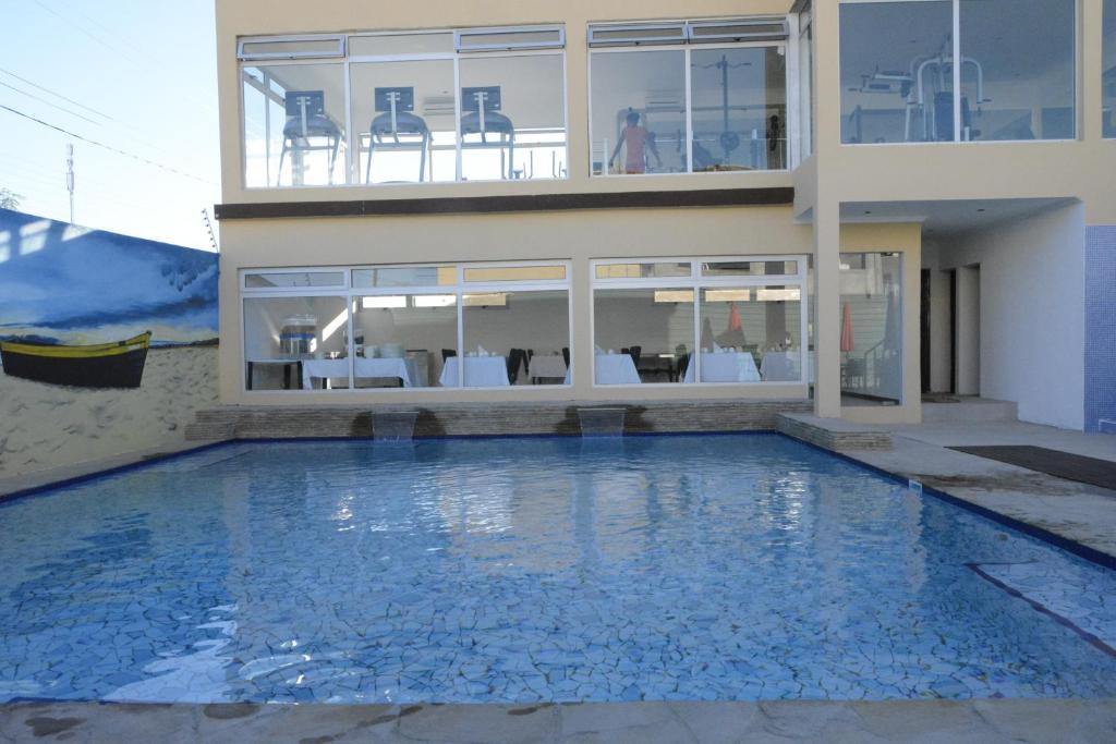Bazén v ubytování Indico Apart Hotel nebo v jeho okolí