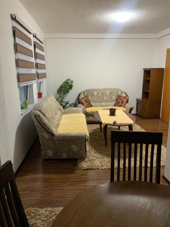 Ruang duduk di Apartman Humska