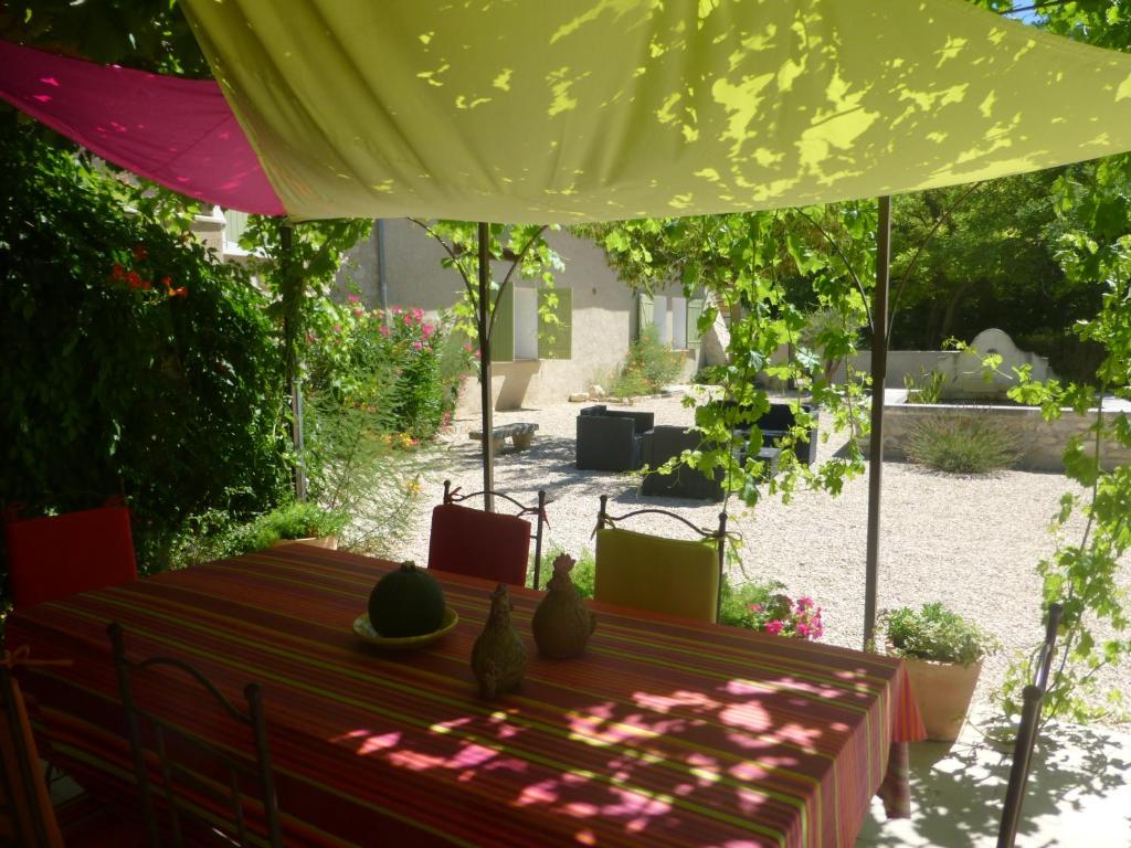 Zahrada ubytování B&B Les Argiles