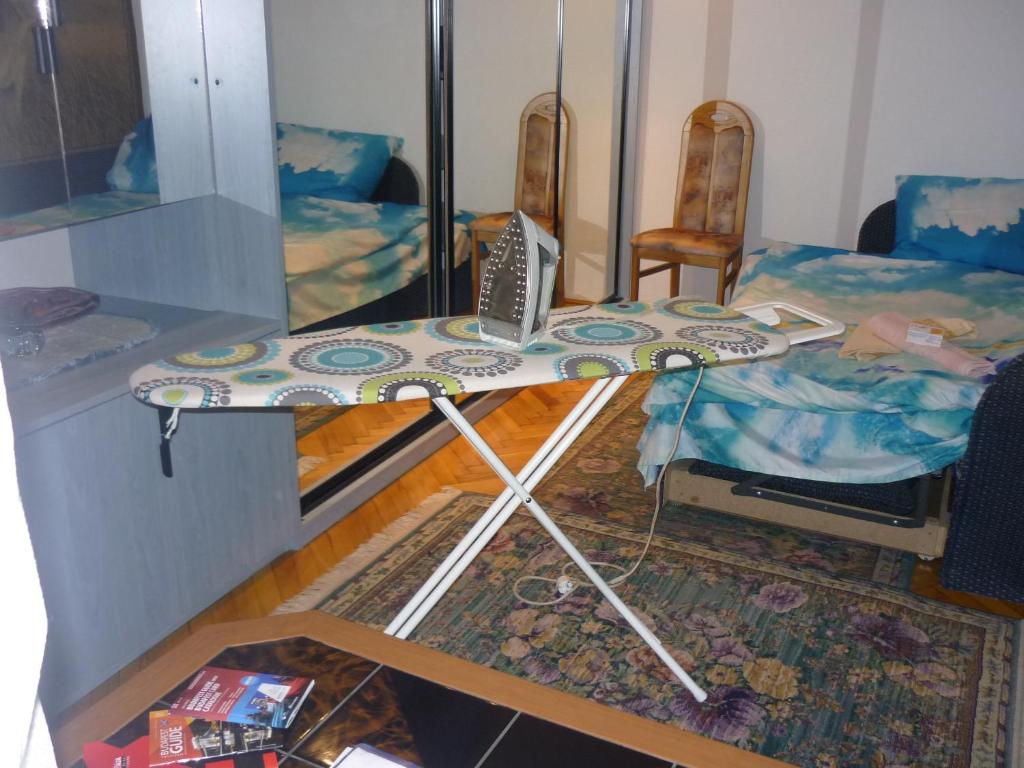 Posteľ alebo postele v izbe v ubytovaní Joe Apartman Budapest