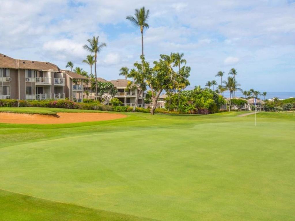a view of the golf course at the resort at Wailea Grand Champions 111 in Wailea