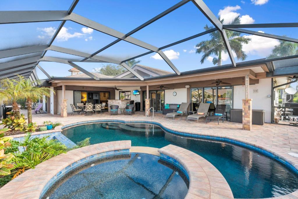 Bazén v ubytování Modern Tranquility Flair nebo v jeho okolí