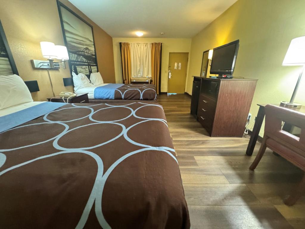 Super 8 by Wyndham Laurel - Chambre Double Avec 2 Lits Doubles - Non-Fumeurs