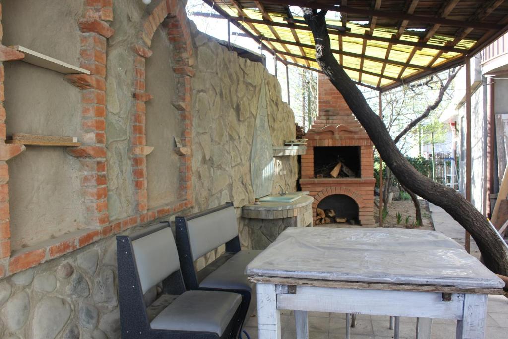 Posezení v ubytování Nunua's Bed and Breakfast