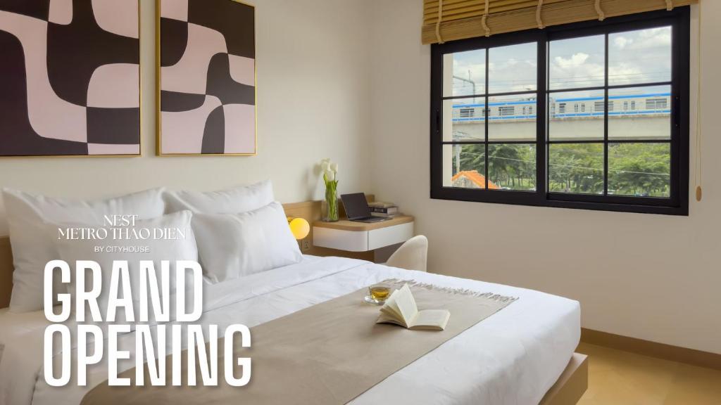 Katil atau katil-katil dalam bilik di CityHouse - Nest Metro Thảo Điền