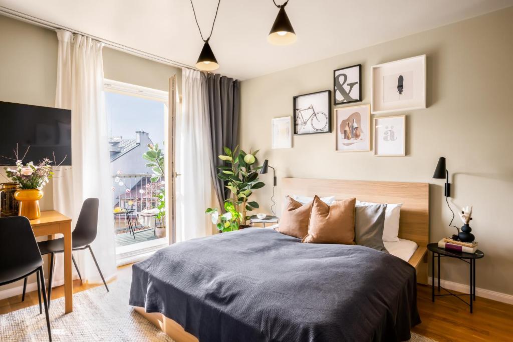 Posteľ alebo postele v izbe v ubytovaní TurnKey I Angelo Roma Apartments