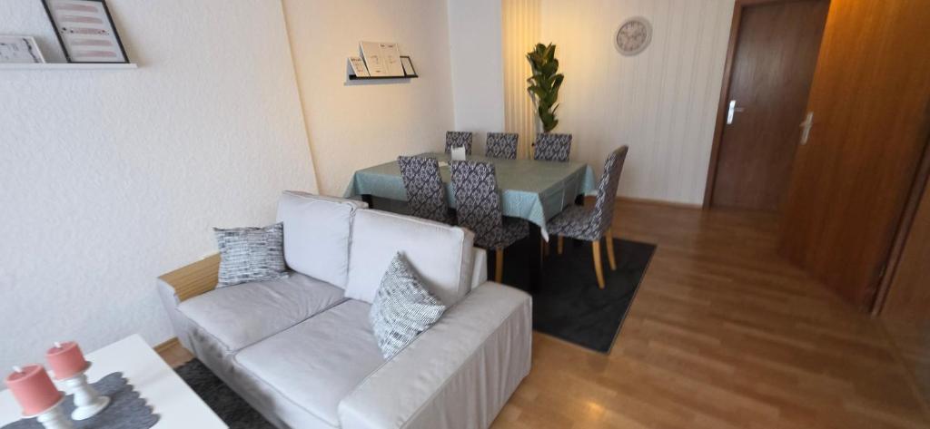 Posezení v ubytování Ferienwohnung FeLu