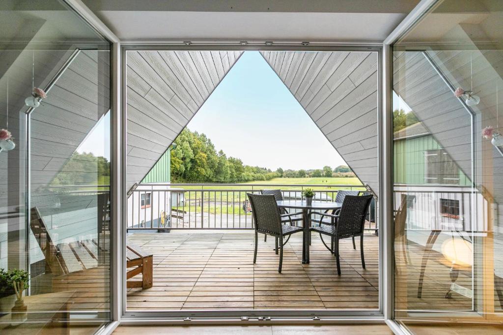 Balkoni atau teres di Ferienwohnung Carolin Witt