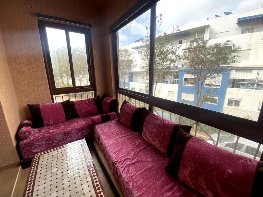 Χώρος καθιστικού στο appartement a louer el mansouria