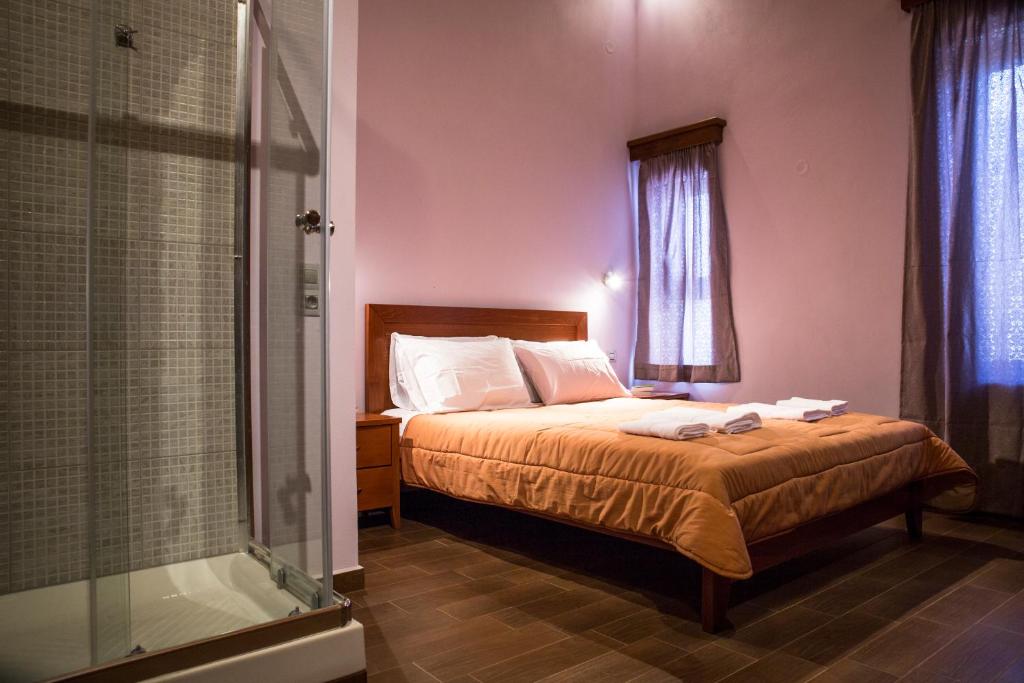 Posteľ alebo postele v izbe v ubytovaní PRIVATE Sapphiros Villa