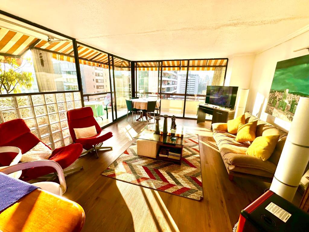 TV a/nebo společenská místnost v ubytování sanhatan