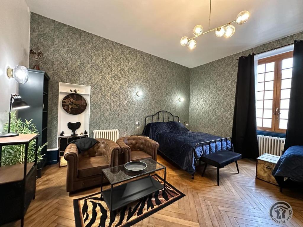 Χώρος καθιστικού στο Babouz Cottage