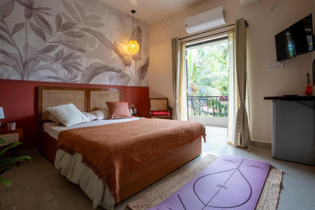 Postel nebo postele na pokoji v ubytování Braganza Bayt