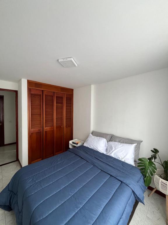 Postel nebo postele na pokoji v ubytování Hermosa habitación con excelente ubicación