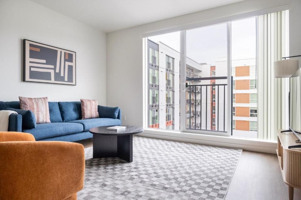 Posezení v ubytování Blueground Willow - Rose Hill rooftop nr Park SEA-941