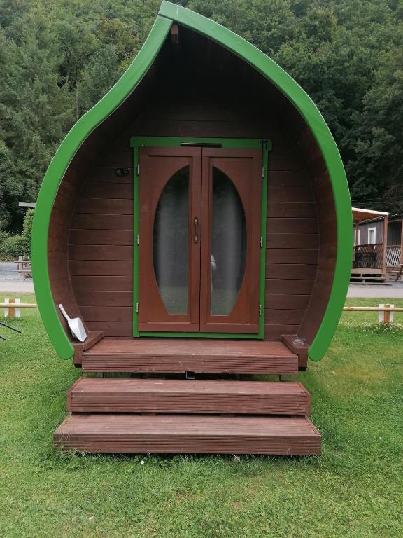 Leaf op het terrein accommodatie Woltzdal