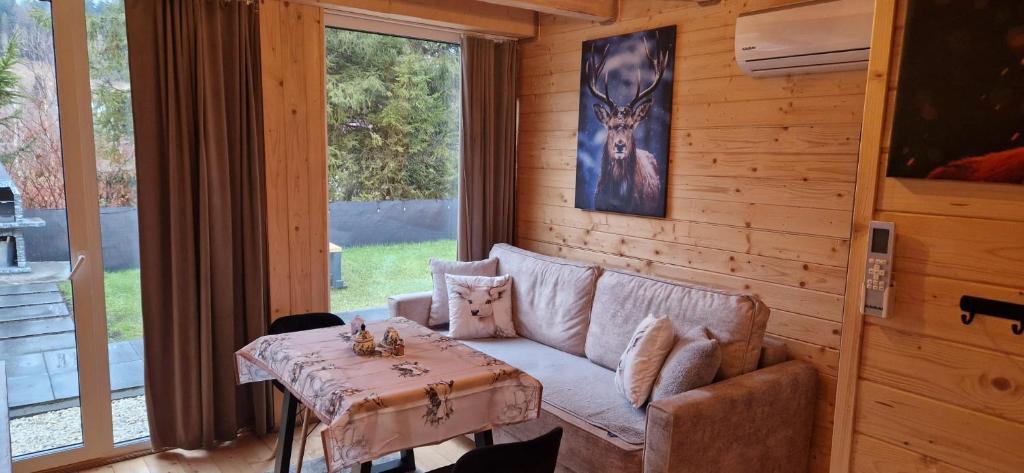 Posezení v ubytování Resort Rykowisko DeLuxe No 3