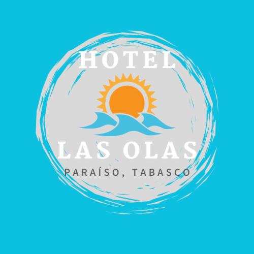 ein Logo für ein Hotel Las Olas in der Unterkunft LAS OLAS in Paraíso
