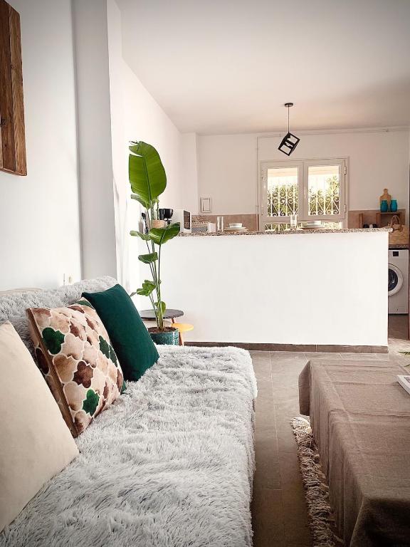 Khu vực ghế ngồi tại À côté du parc saada la marsa