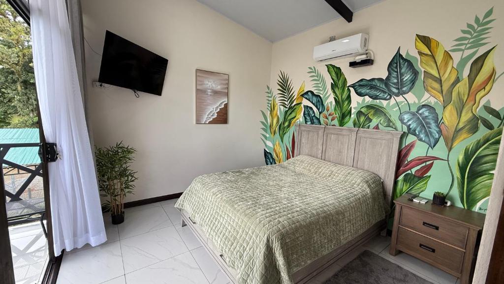 Postel nebo postele na pokoji v ubytování Villa ViVe