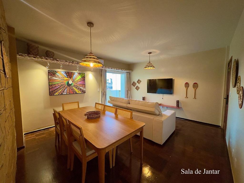 Et tv og/eller underholdning på Apartamento Amazonia Pura