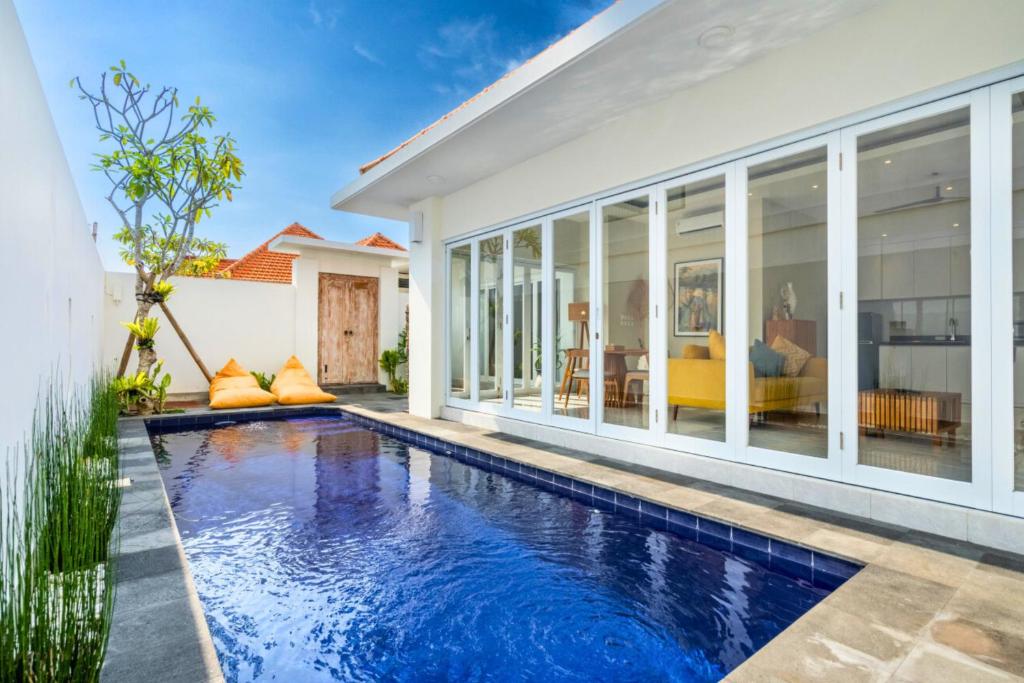 an image of a swimming pool in a house at Aquene 2 BR Private Pool Villa ZN277 in Pererenan