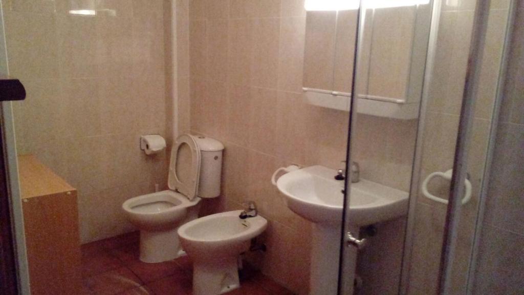 Koupelna v ubytování Casa Inocencio
