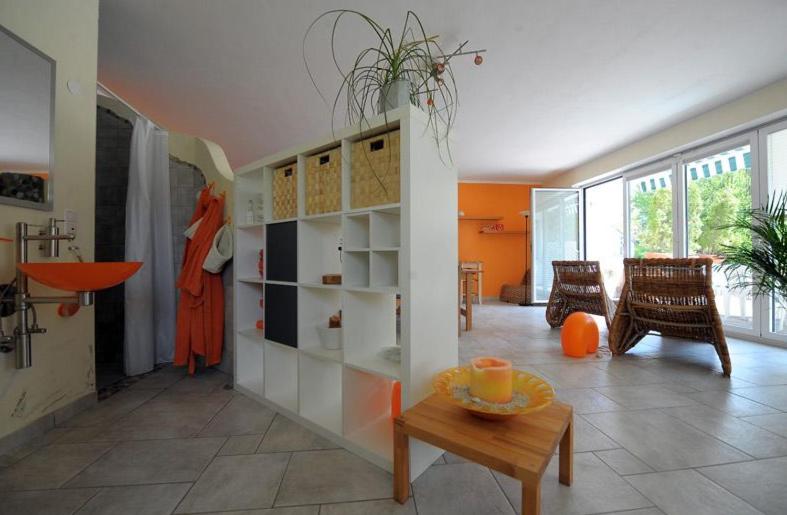 Posezení v ubytování Ferienstudio Traunsee