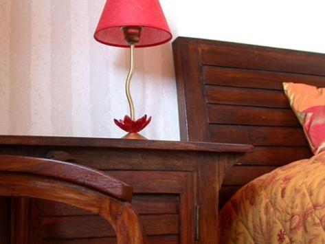 Postel nebo postele na pokoji v ubytování Logis Hotel Les Sapins