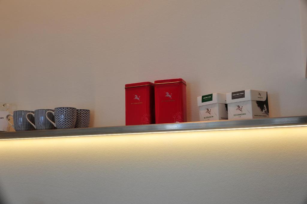 Koffie- en theefaciliteiten bij Boetiek Hotel Kampen