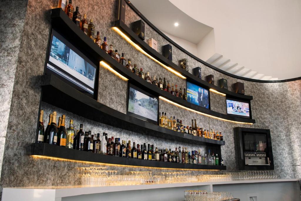 Lounge nebo bar v ubytování HS HOTSSON Hotel Silao