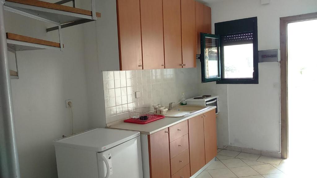 Kuchyň nebo kuchyňský kout v ubytování Roxanne villa's