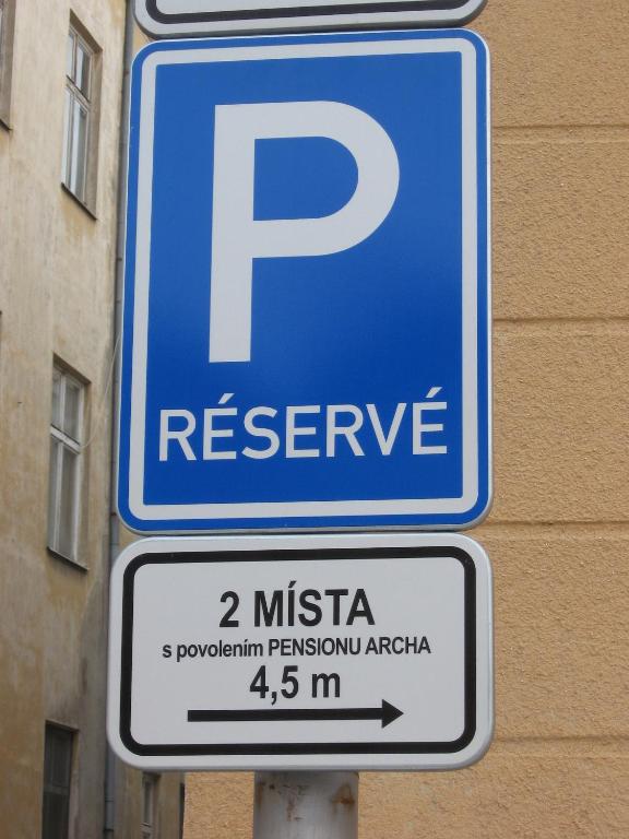 Certyfikat, podpis lub inny dokument wystawiony w obiekcie Pension Archa