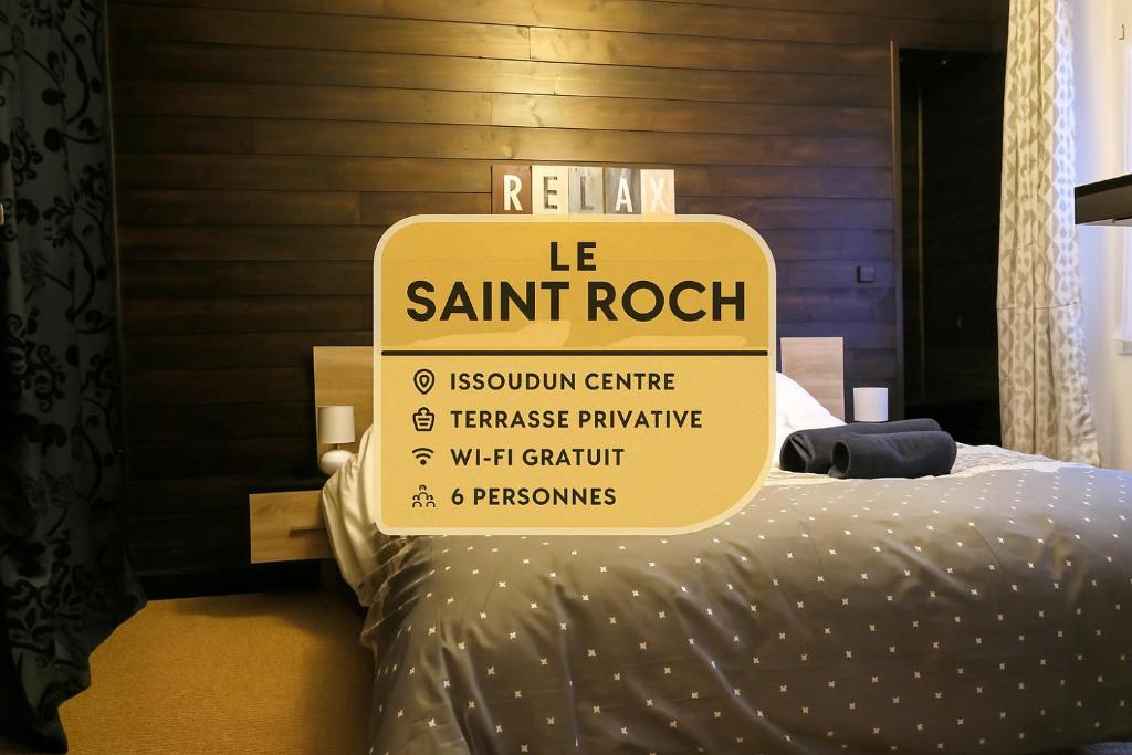 Ένα ή περισσότερα κρεβάτια σε δωμάτιο στο Le Saint-Roch, Centre-ville, Terrasse privée