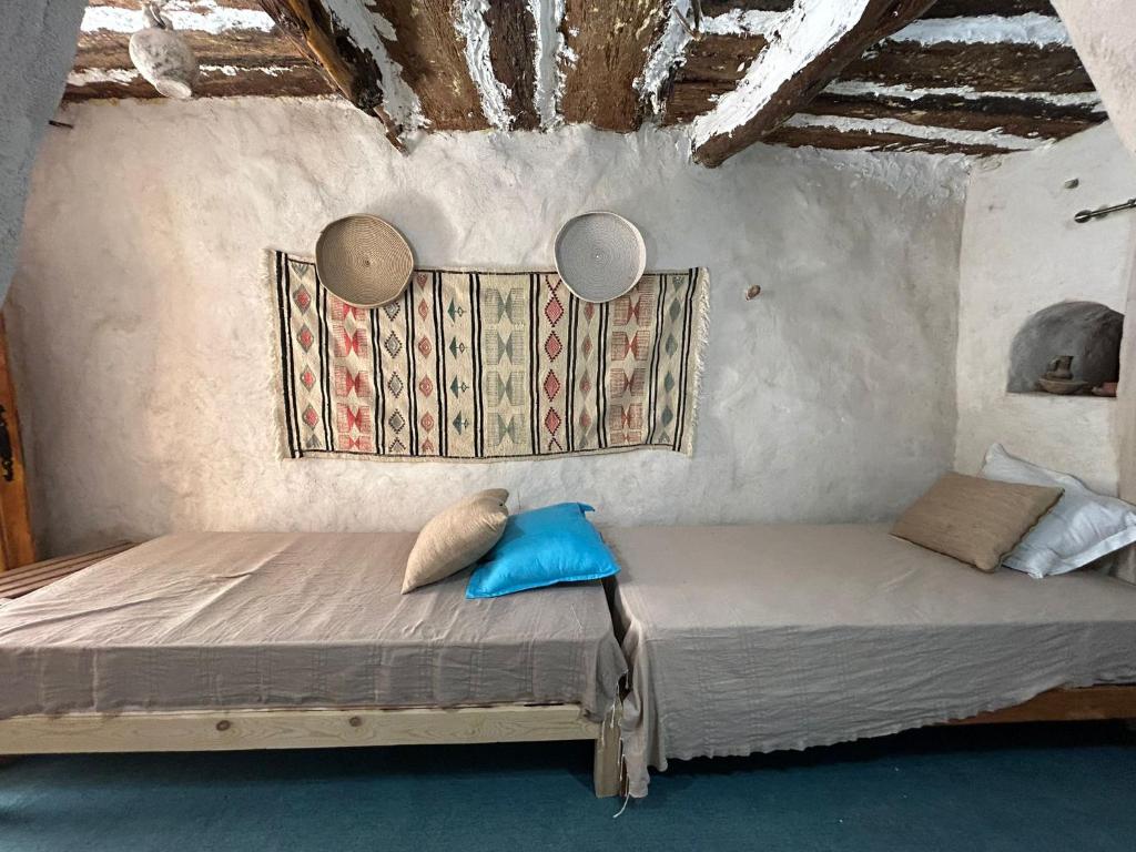 Postel nebo postele na pokoji v ubytování Azul Chenini